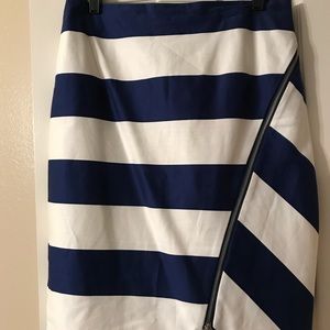 Knee length pencil skirt